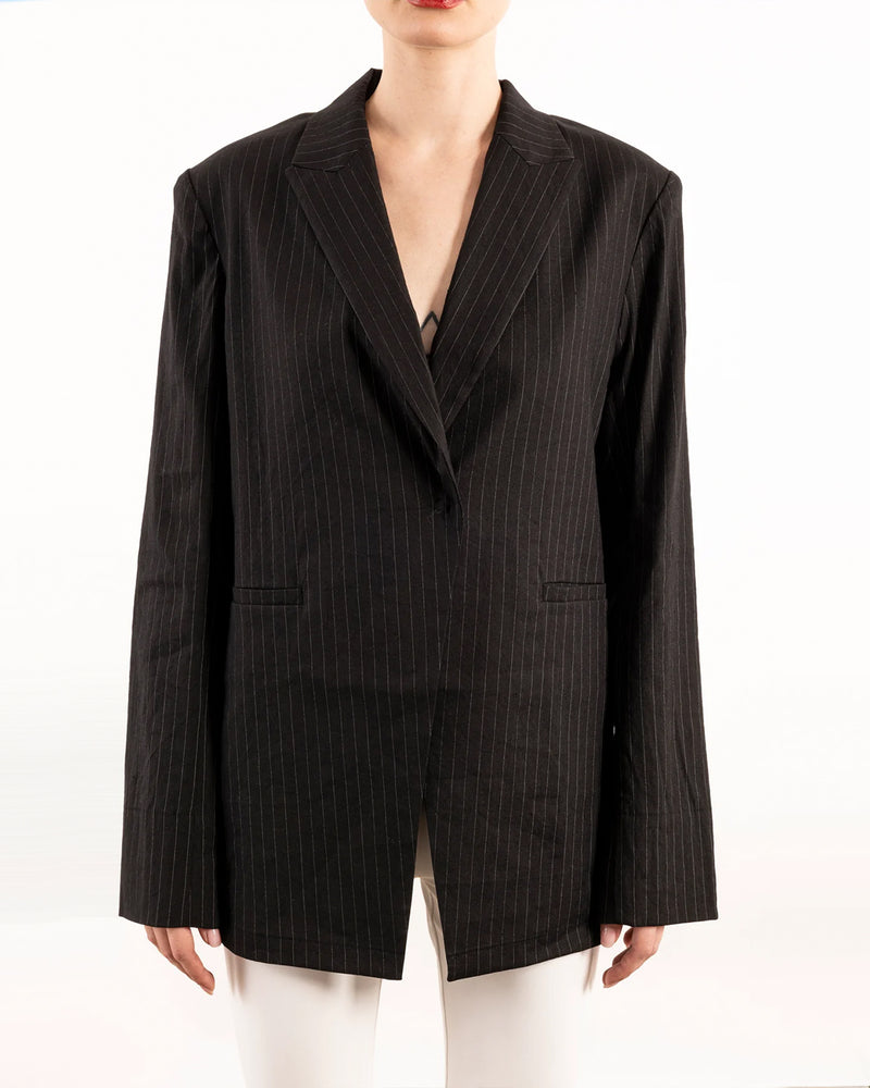 Yosemite Sheer Blazer | Black