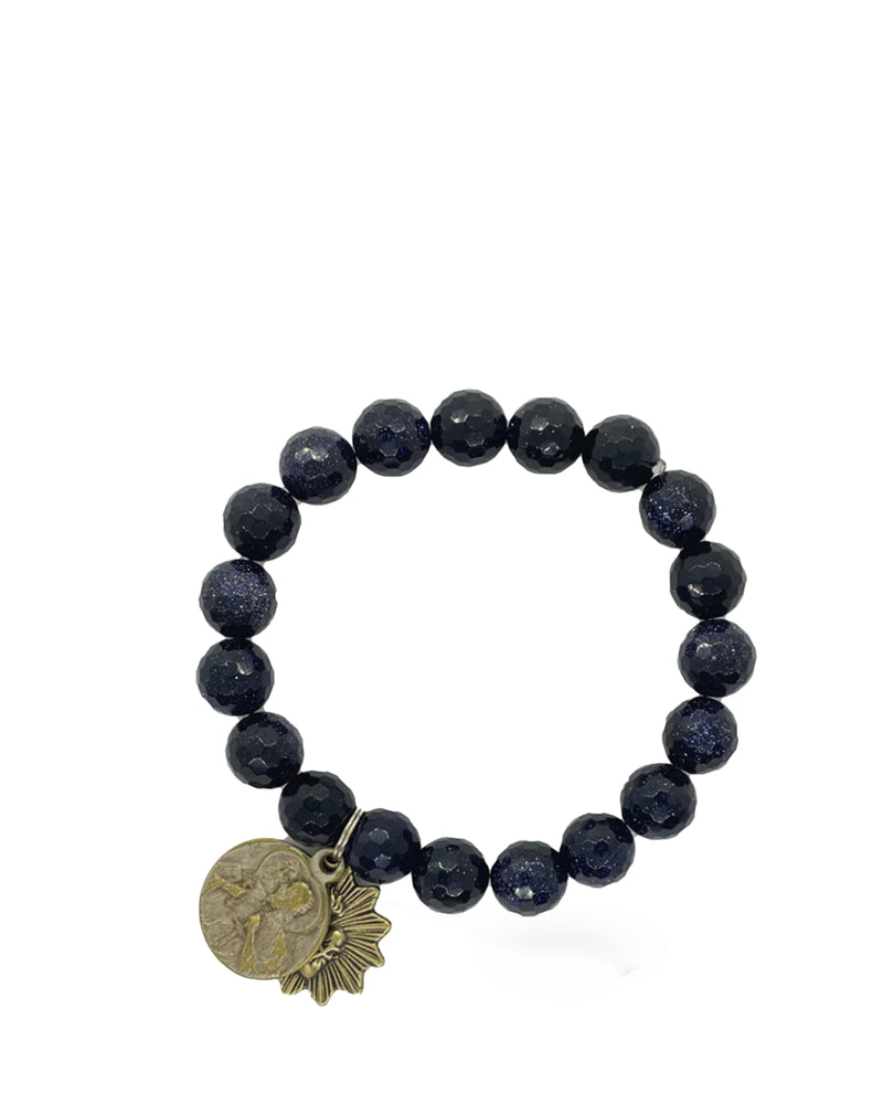 Blue Goldstone Bracelet