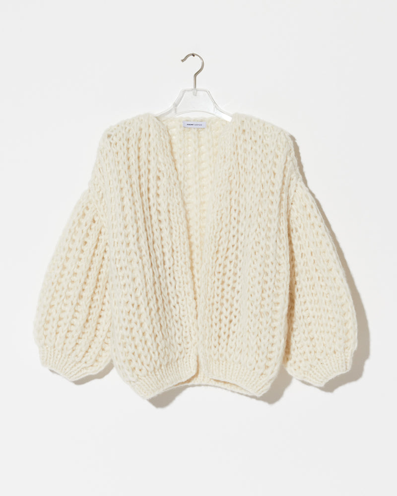 Cashmere Chunky Bomber | Creme