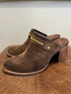 Dallas Mule | Chocolate Suede