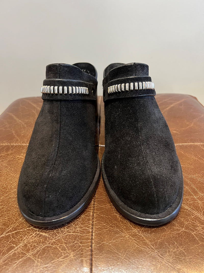 Dallas Mule | Black Suede