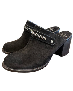 Dallas Mule | Black Suede