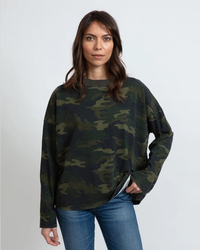 Printed Long Sleeve | Camo