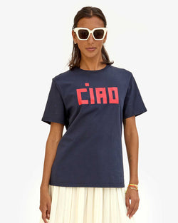 Original Tee Ciao Navy & Poppy