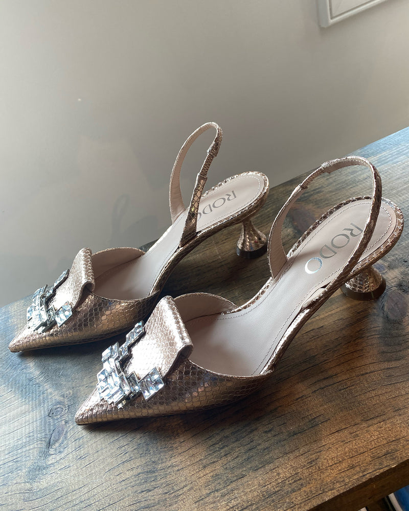 Brown Beaded Heels Enhanced Copper With Beaded Appliques, Peep Toe Satin  Heels, Old Hollywood, Satin Pumps, Wedding Heels, Prom, Mother - Etsy