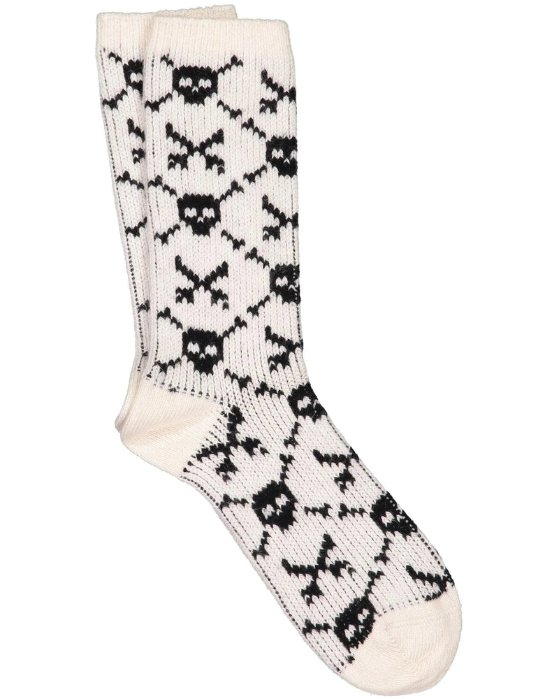 Bonnie Cashmere Blend Skull OS | Cream