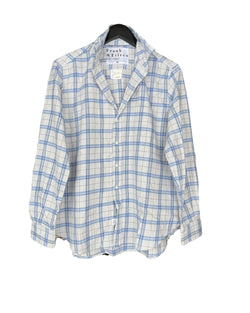 Eileen Plaid Button Down | Grey Melange Plaid