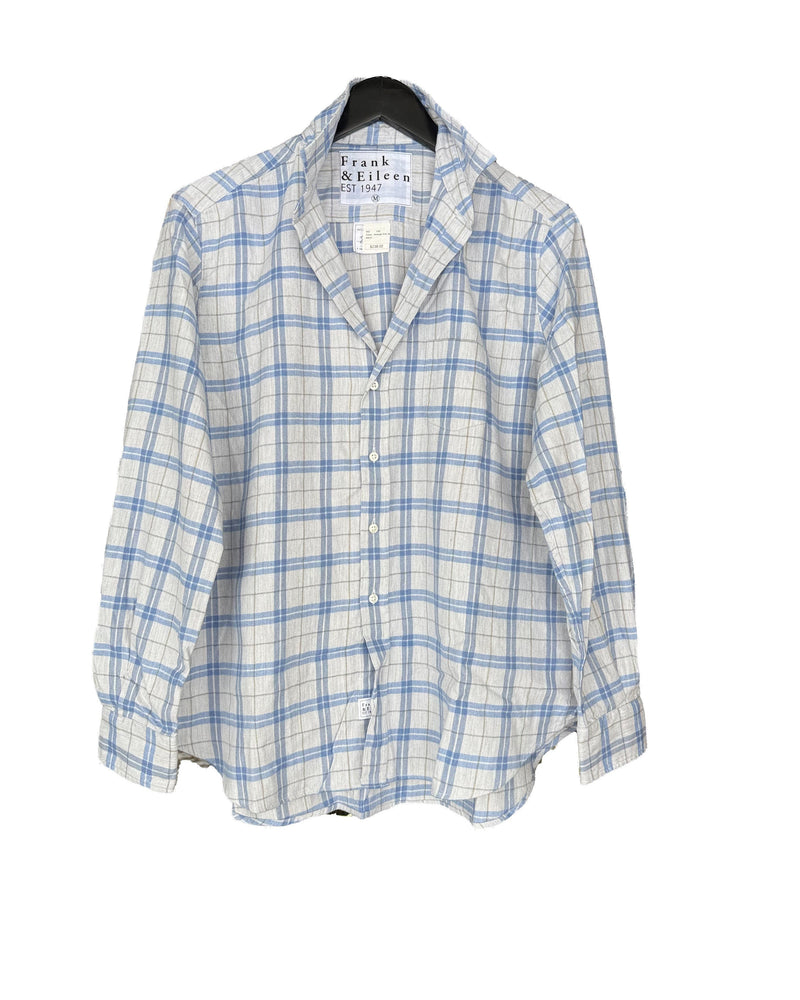 Eileen Plaid Button Down | Grey Melange Plaid