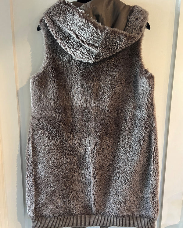 Nora Curly Shearling Car Coat | Ash Taupe