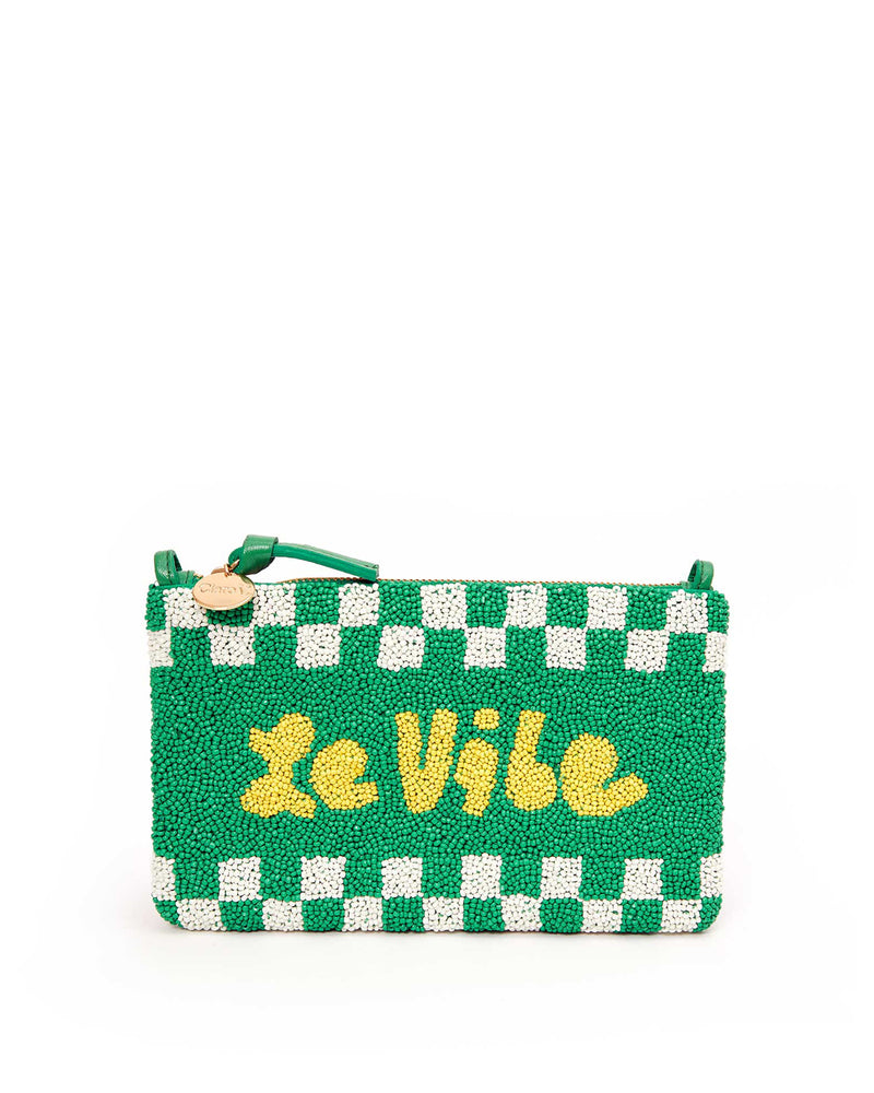 Wallet Clutch with Tabs | Multi Beaded