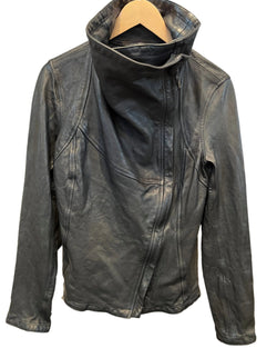 Drum Black Leather Jacket