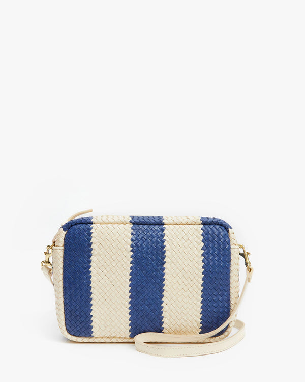 Clare V. Lucie Quilted Checker Crossbody Bag in Poppy/khaki