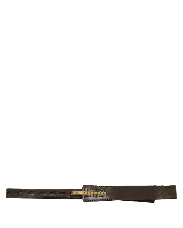 Multi-Hole Hook Belt | Khaki Oxidized