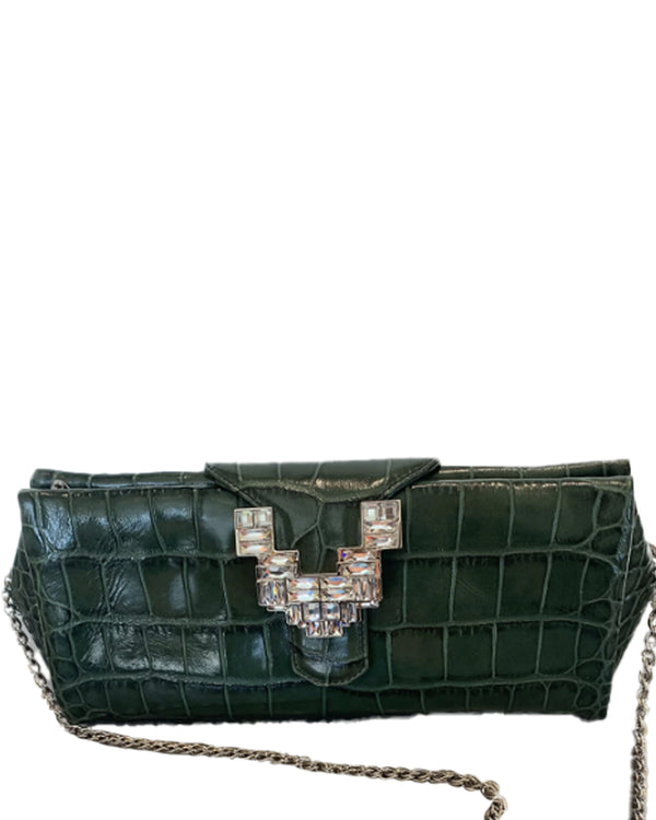 Anthea Crystal Forest Clutch