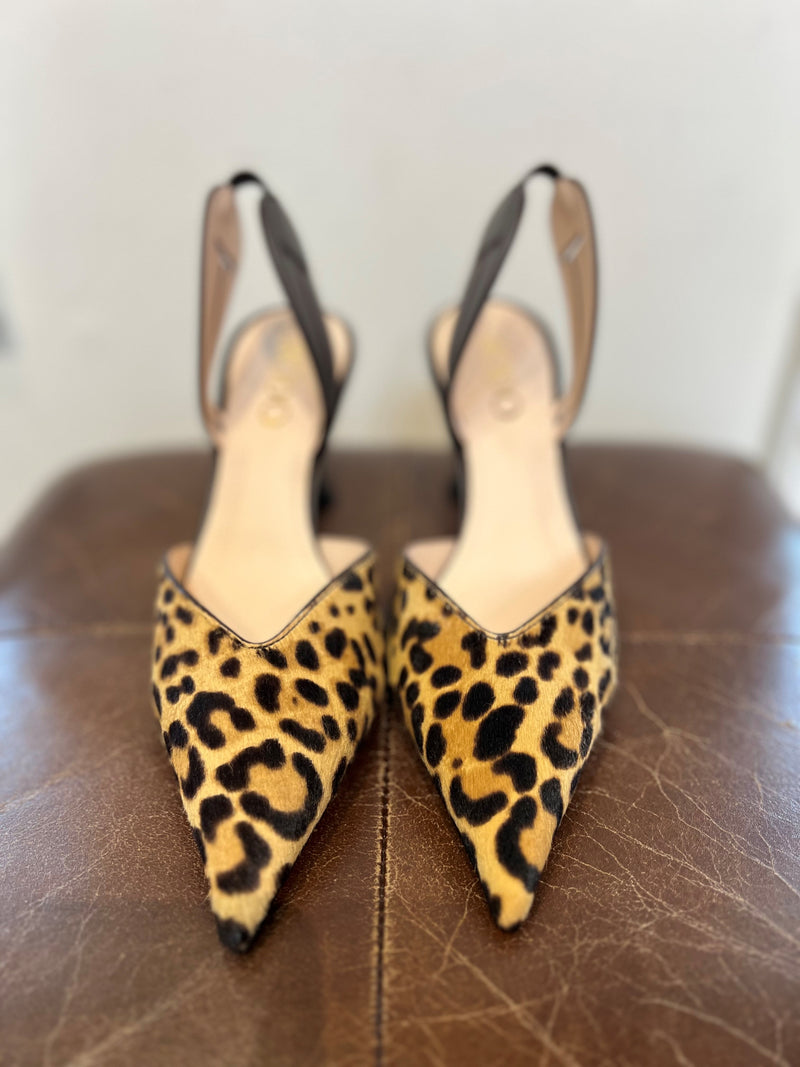 Slingback Pump | Leopard Pony