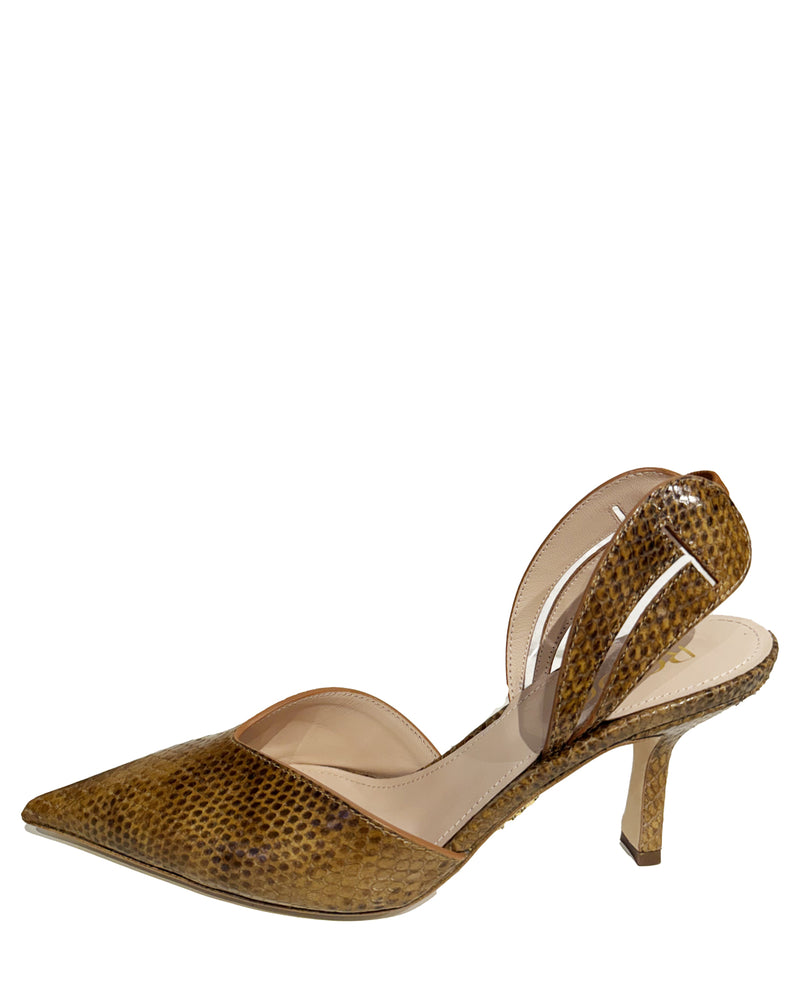 Rodo Slingback | Textured Brown