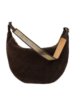 Rowan Handbag | Chocolate Suede