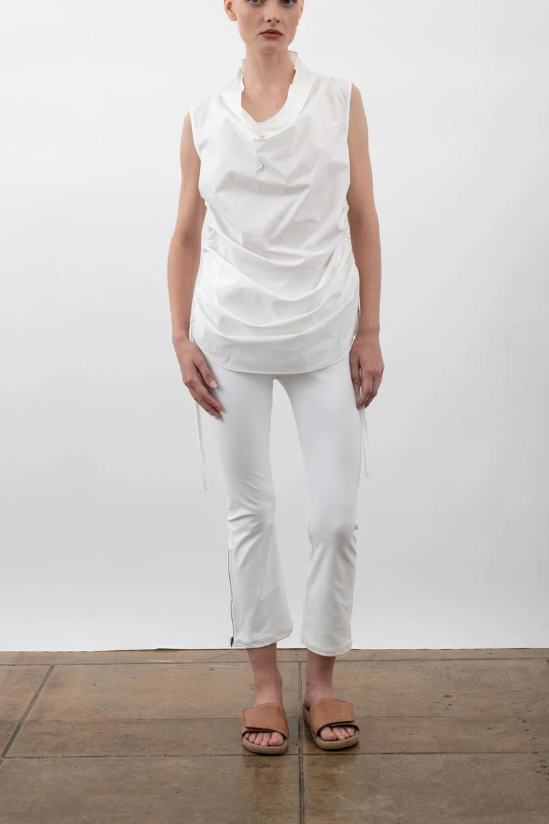 Verushka Bias Draped Tunic | White