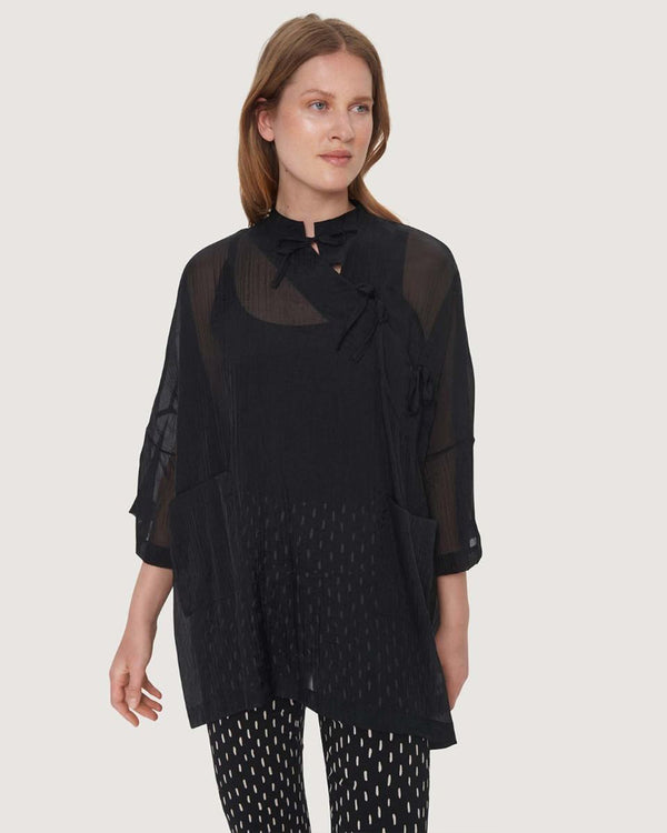 Sheer Tunic | Black