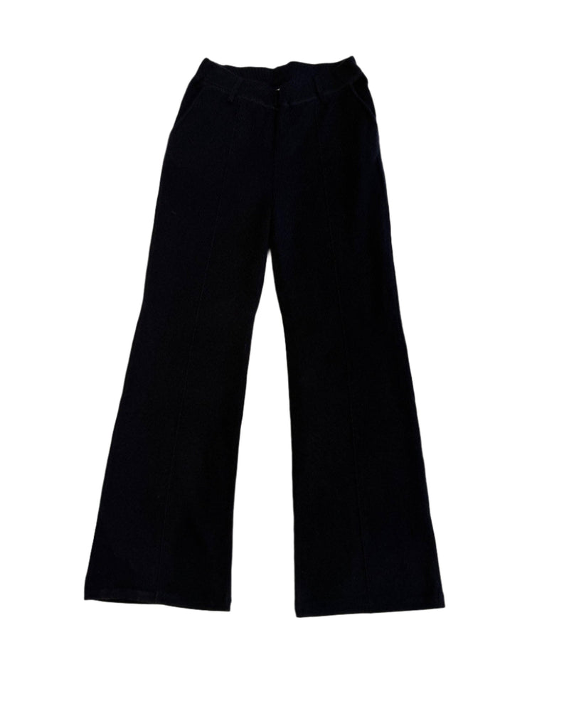 Smocky Cashmere Pant | Marine