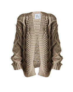 Didi Chunky Cardi | Taupe