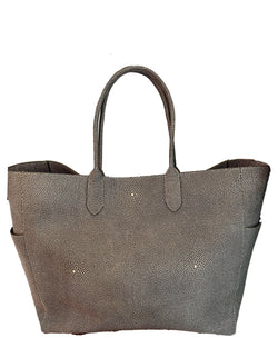 XL Pocket Tote | Clay Shagreen