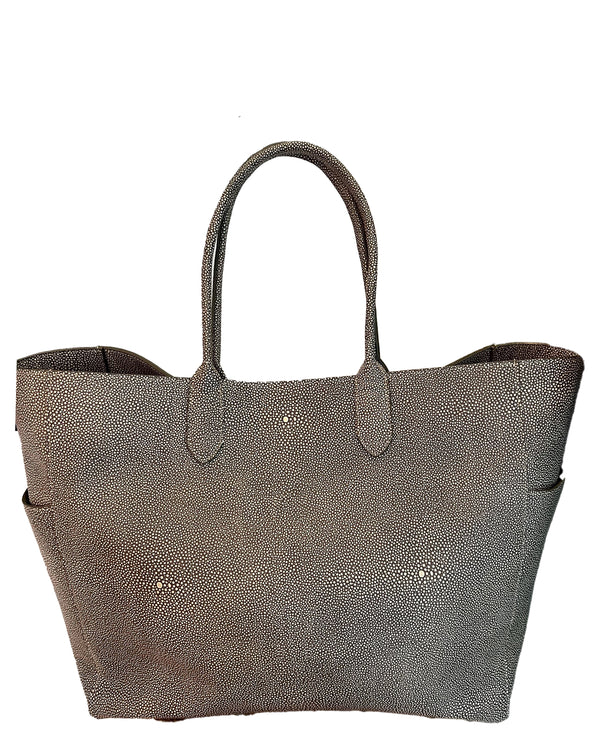 XL Pocket Tote | Clay Shagreen