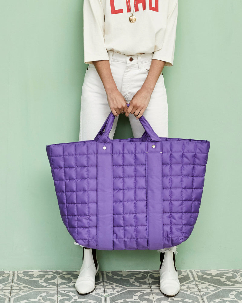 Puffer Quilted Tote Bag