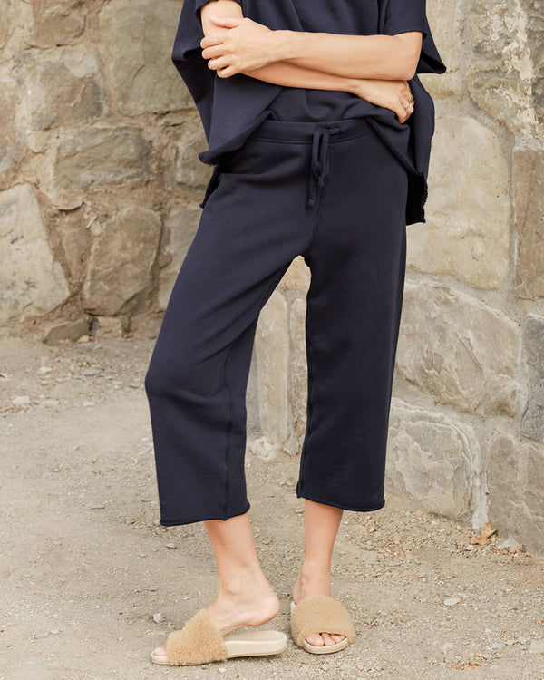 Cropped Wide Leg Sweatpant | British Royal Navy