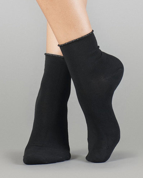 Marcy Rolled Hem Ankle Sock